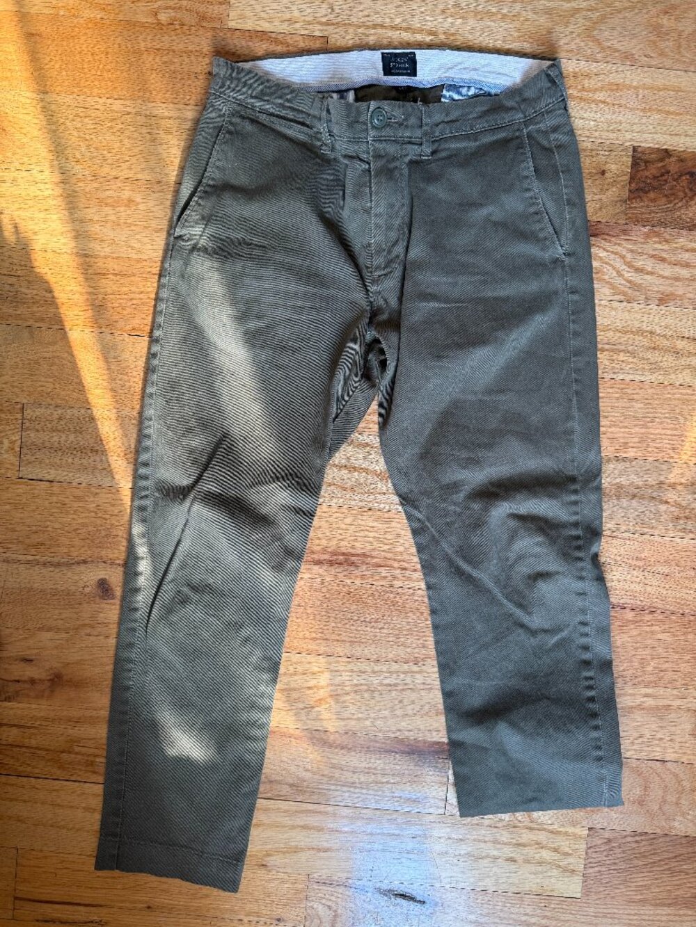 J Crew green khakis